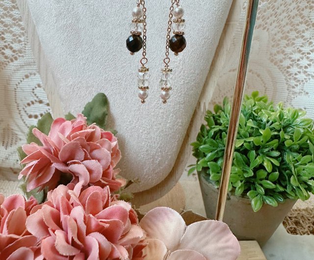 クラシックゴールド l タイガーアイ、ホワイトクォーツ