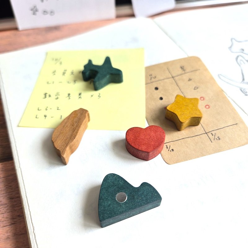 【辦公小物】好風景小磁鐵包 - 療癒小物 - 磁鐵 - 其他材質 多色