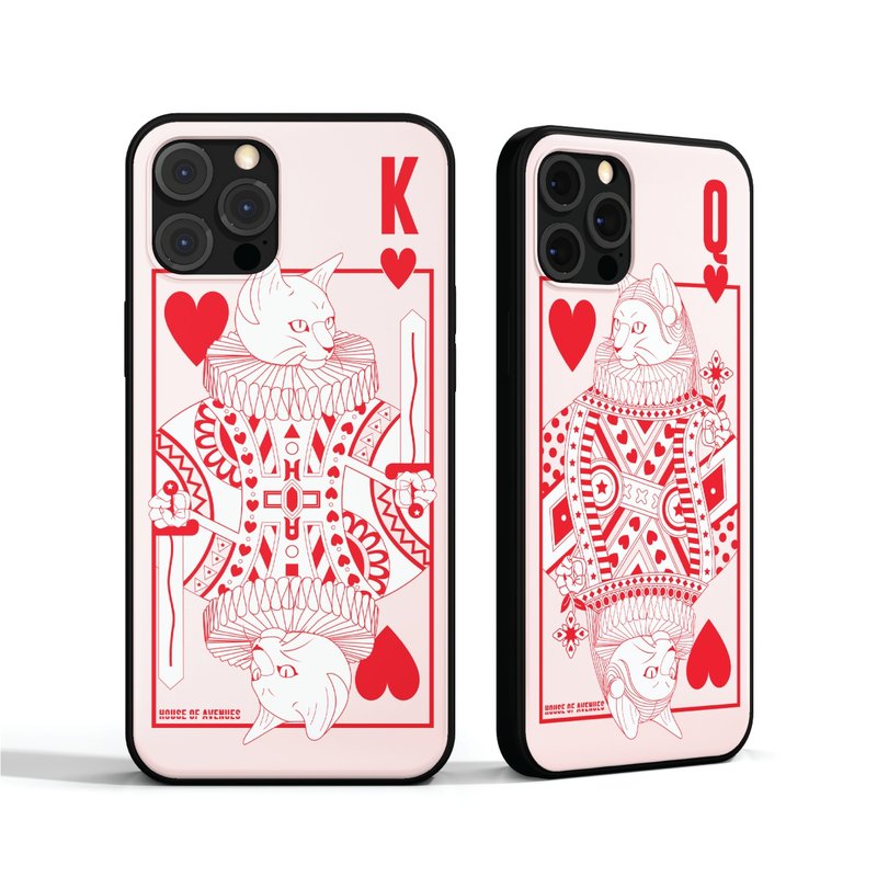 | HOA 原創設計手機殼 | Poker Cat情人節系列 | PINK K | - 手機殼/手機套 - 塑膠 多色
