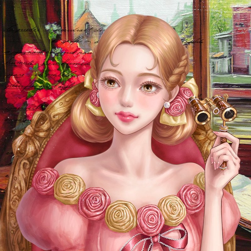 opera night (5Color) - 貼紙 - 紙 