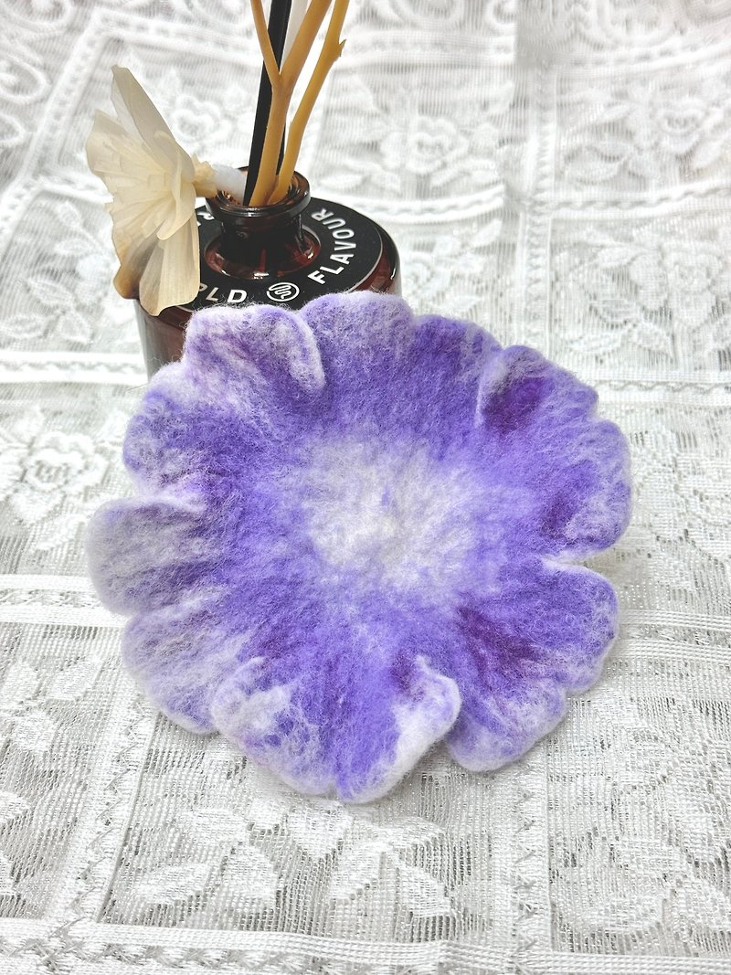 Small flower storage mat - Items for Display - Wool Purple