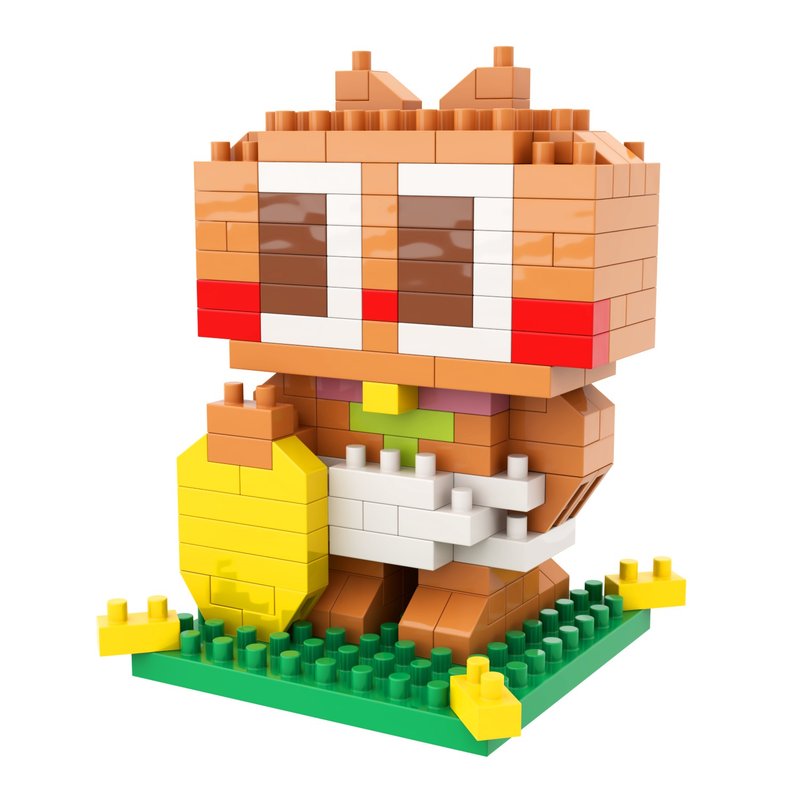 Archbrick x HOKO Oh Mankee Brick Nanoblock - Stuffed Dolls & Figurines - Plastic Multicolor