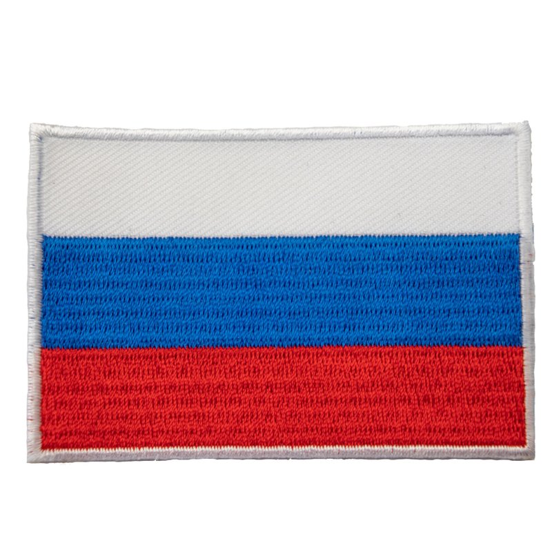 RUSSIA  俄羅斯 刺繡熨燙 (含背膠) 熨燙布貼 背膠補丁貼 刺繡衣 - 徽章/別針 - 繡線 多色