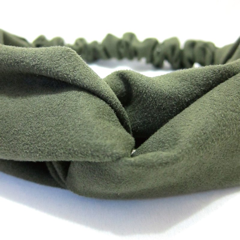 Plateau Elastic hair band - Hair Accessories - Other Materials Green