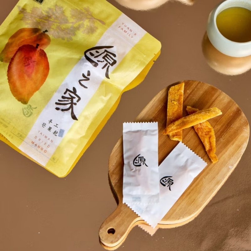 嚴選切條芒果乾 50g / 包 頂級源味切條平版包 - 水果乾 - 新鮮食材 橘色