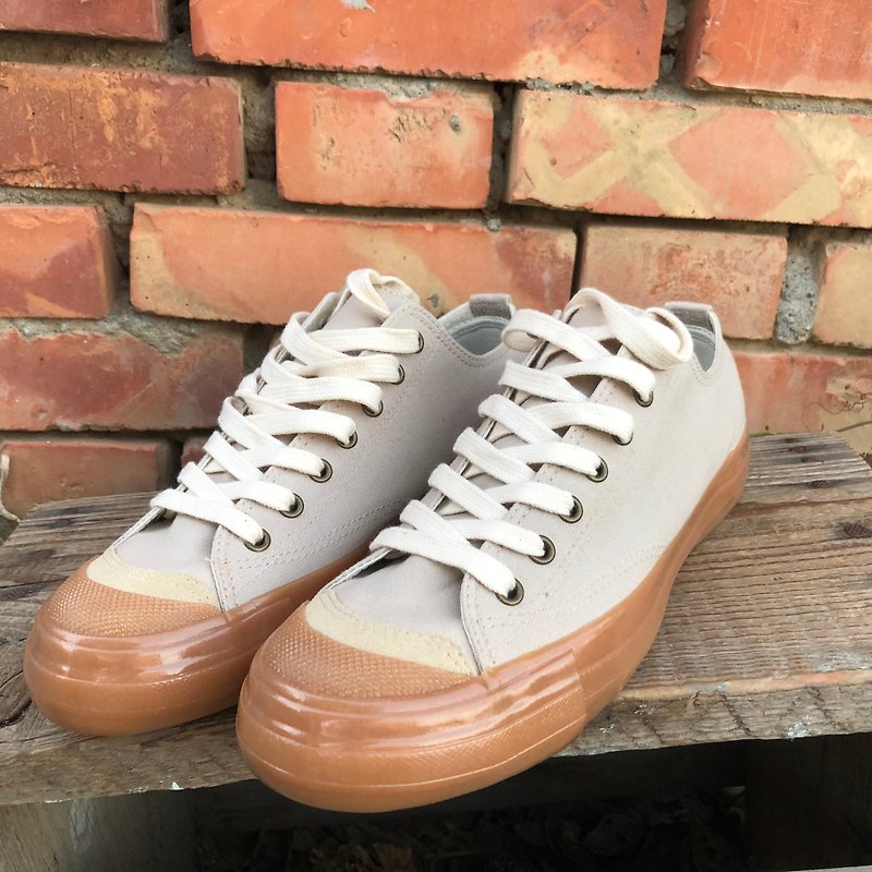Autumn and winter season selected preferential shoes Adeia classic replica canvas shoes gentleman Khaki milk candy - Women's Casual Shoes - Other Materials 