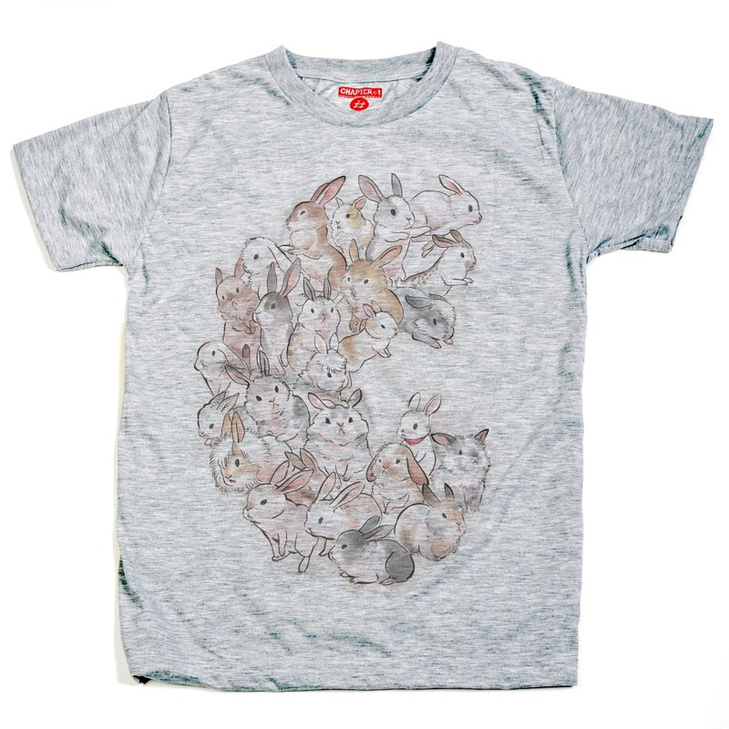 Rabbit Circle  Soft Chapter One T-shirt - Men's T-Shirts & Tops - Cotton & Hemp White