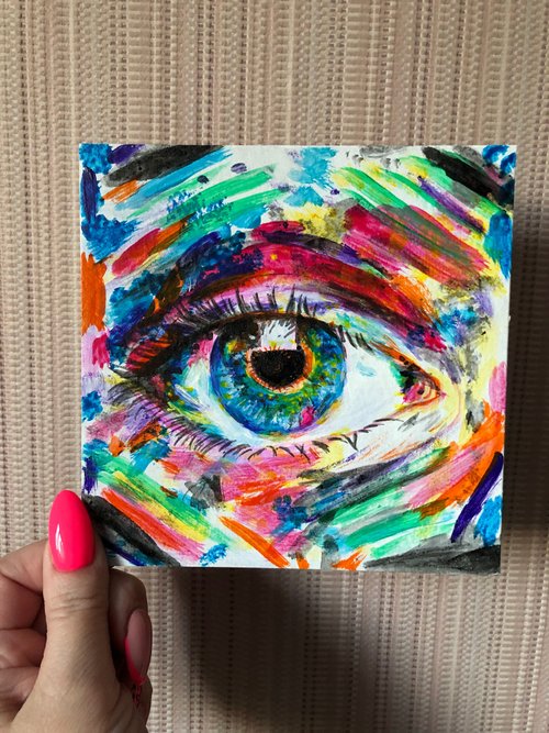 EyeKandy Creations popular 12x24 Original Acrylic Paintings