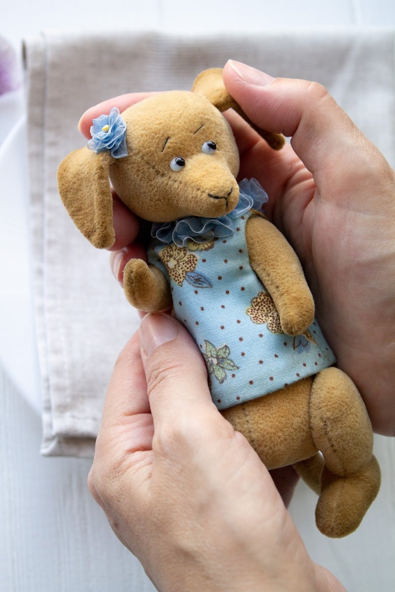 Artist jointed dachshund dog sewing patterns pdf - 手工藝教學/工具書 - 其他材質 