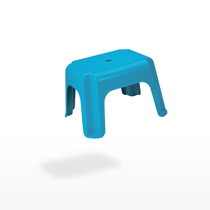 レッド長方形のスツール - 椅子・ソファー - プラスチック 多色