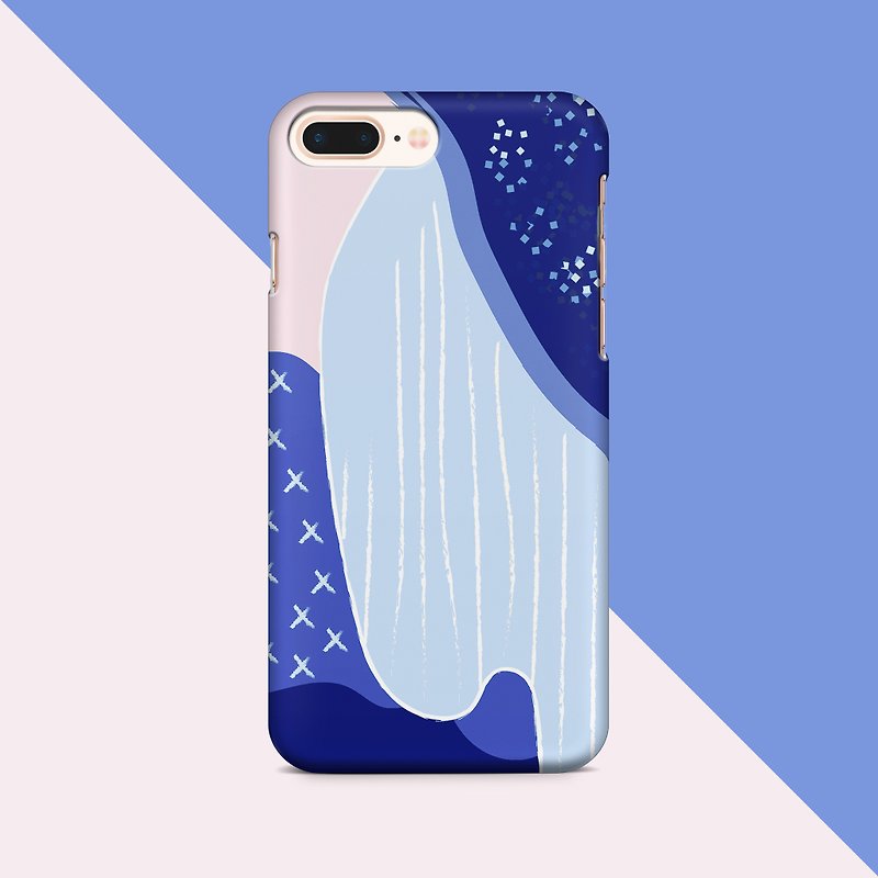 Snowing phone case - เคส/ซองมือถือ - พลาสติก สีน้ำเงิน