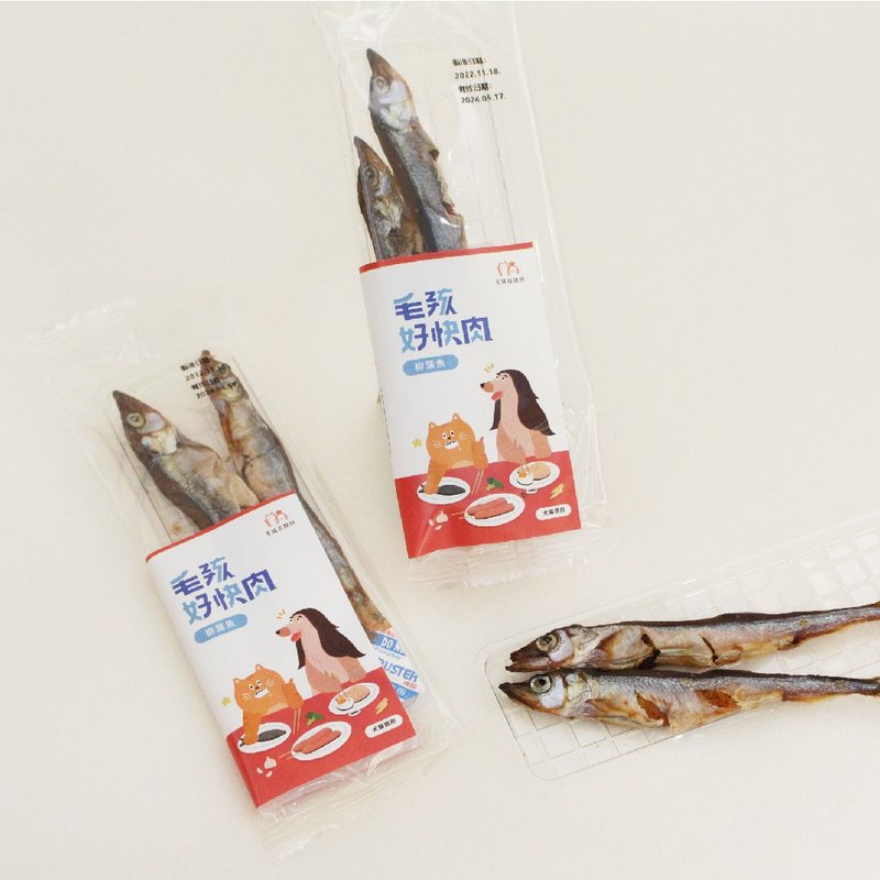Maohai's Quick Meat - Willow Leaf Fish - ขนมคบเคี้ยว - พลาสติก สีแดง