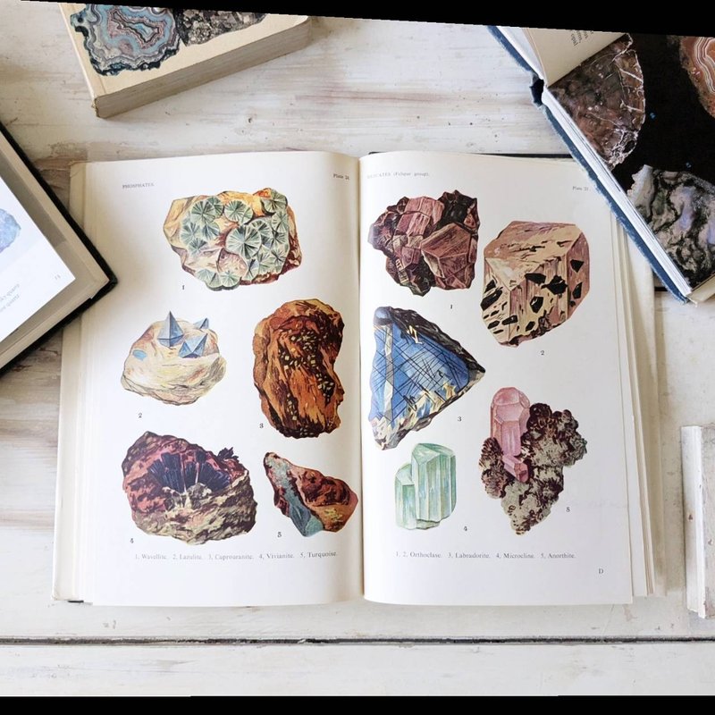 Mineralogy Dictionary/Old Books/Old Books/Old Books - หนังสือซีน - กระดาษ ขาว