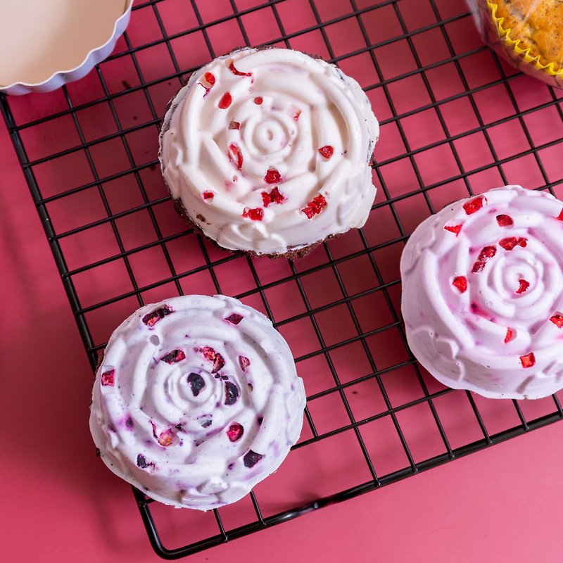 Mumu Berry/Mother’s Day Cake/No Sugar Added and Starch Free Dessert - Cake & Desserts - Fresh Ingredients Pink