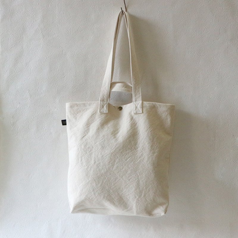 NEW Tote Bag L [Off-white] (VC-2) - Handbags & Totes - Cotton & Hemp White