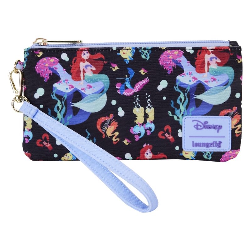 Loungefly Disney's 35th Anniversary Nylon Zipper Storage Bag - กระเป๋าเป้สะพายหลัง - หนังเทียม สีดำ