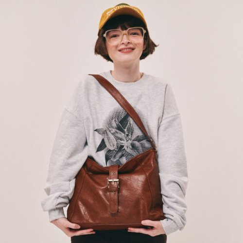 [韓国人気]SQUARE LINE★COOING SHOULDER BAG★ショルダーバッグ 韓国ブランド[SQUARELINE] CAMEL ショルダーバッグ 2way