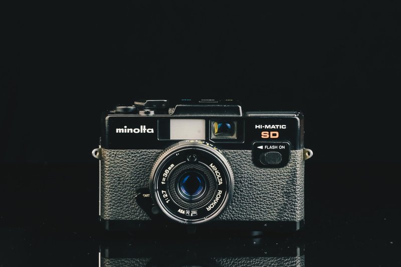 Minolta HI-MATIC SD #7402 #135 film camera - กล้อง - โลหะ สีดำ