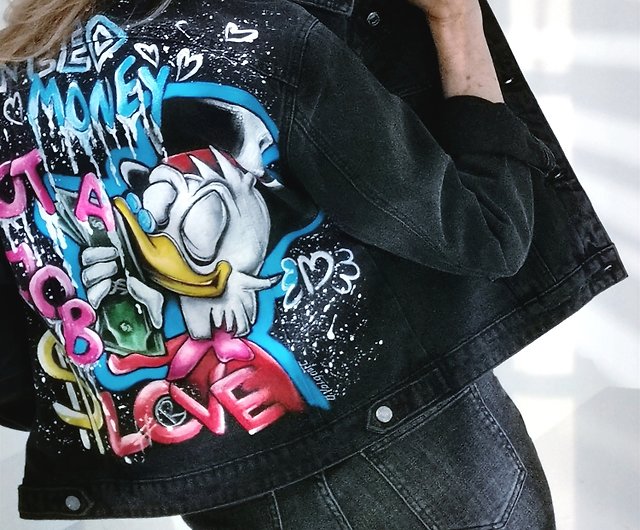 Street Style Hand Painted Denim Jacket – Rebelle Theory
