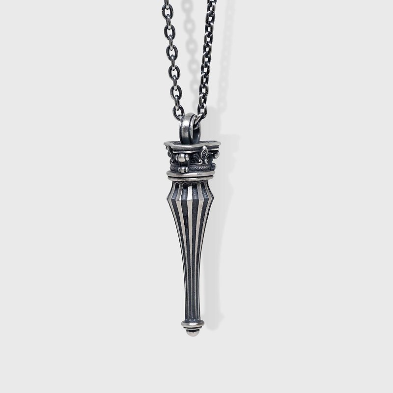 Azoth | Greek Temple Necklace Corinth - Necklaces - Sterling Silver Silver