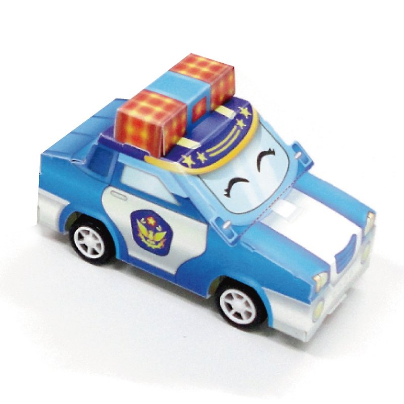 【DIY】Police Car/Material Pack/Puzzle/Toy