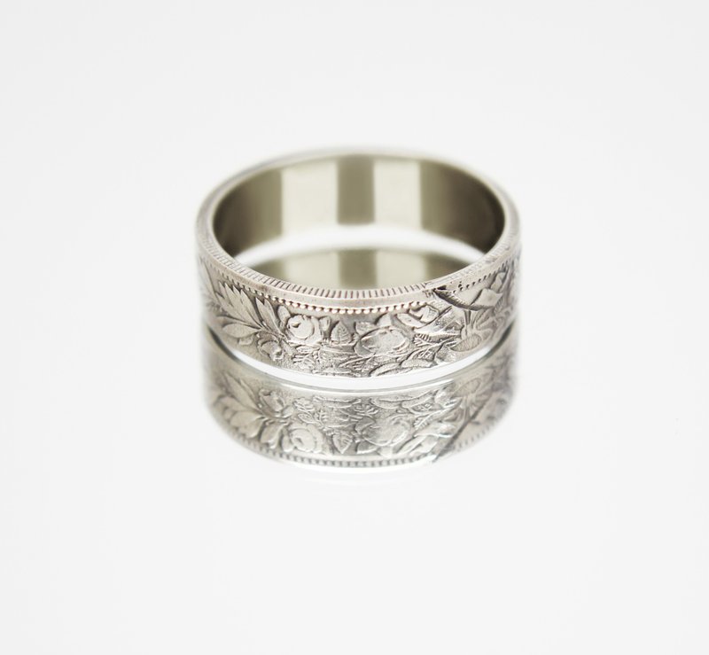 Bulgaria Coin Ring 2 leva 1918-1943 coin rings for men coin rings for women - แหวนทั่วไป - โลหะ 
