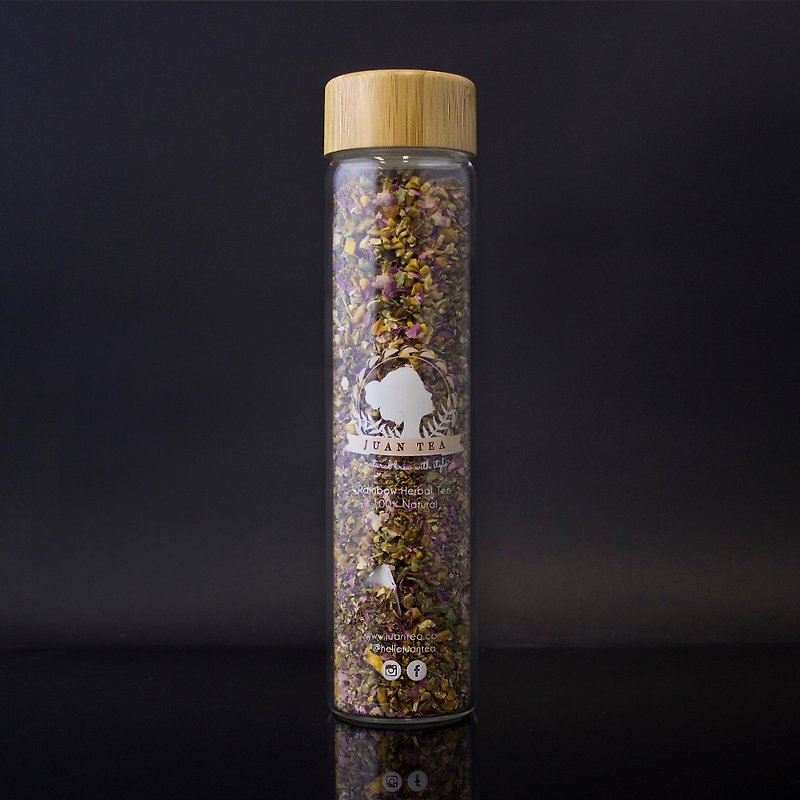 菊茶ビワ| JUANのTEA |ジェスチャー - 黄金の魅力的な - お茶 - ガラス イエロー