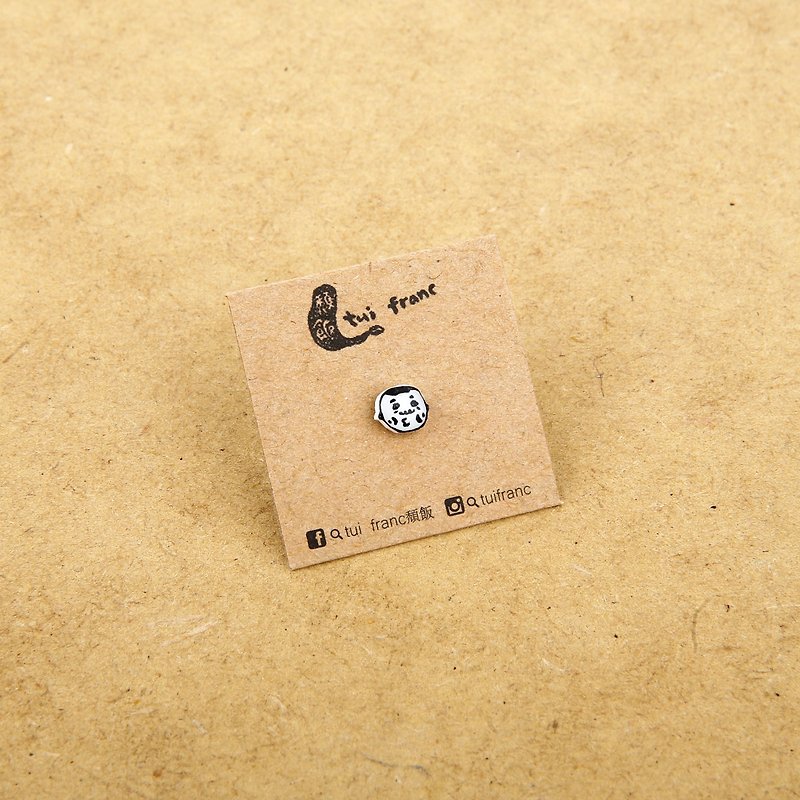 QQ豬太郎 - 耳環/耳夾 - 其他材質 白色