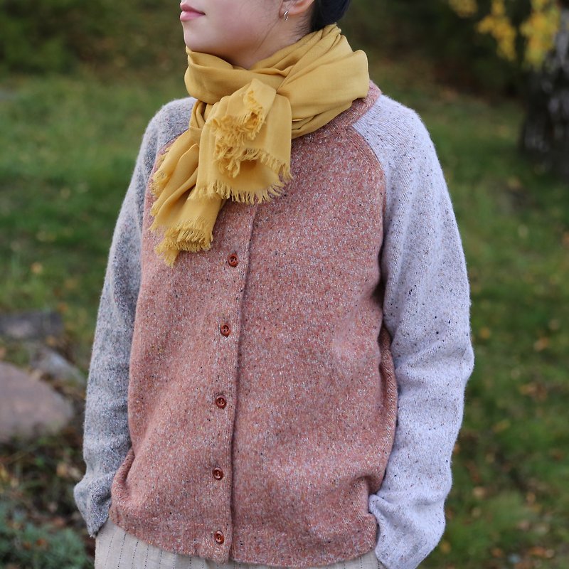 High Quality Australian Sheep Wool Color Spot Sweater Tricolor Raglan Sleeve Cardigan Jacket - สเวตเตอร์ผู้หญิง - ขนแกะ 