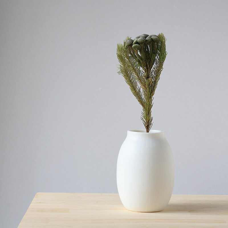 白い磁器の花器 白磁 - 38 - 花瓶・植木鉢 - 磁器 ホワイト