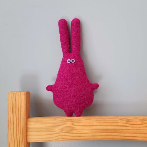 Rabbit Hole Stuffed Rabbit sewing pattern PDF rag doll tutorial in English, soft toy animal