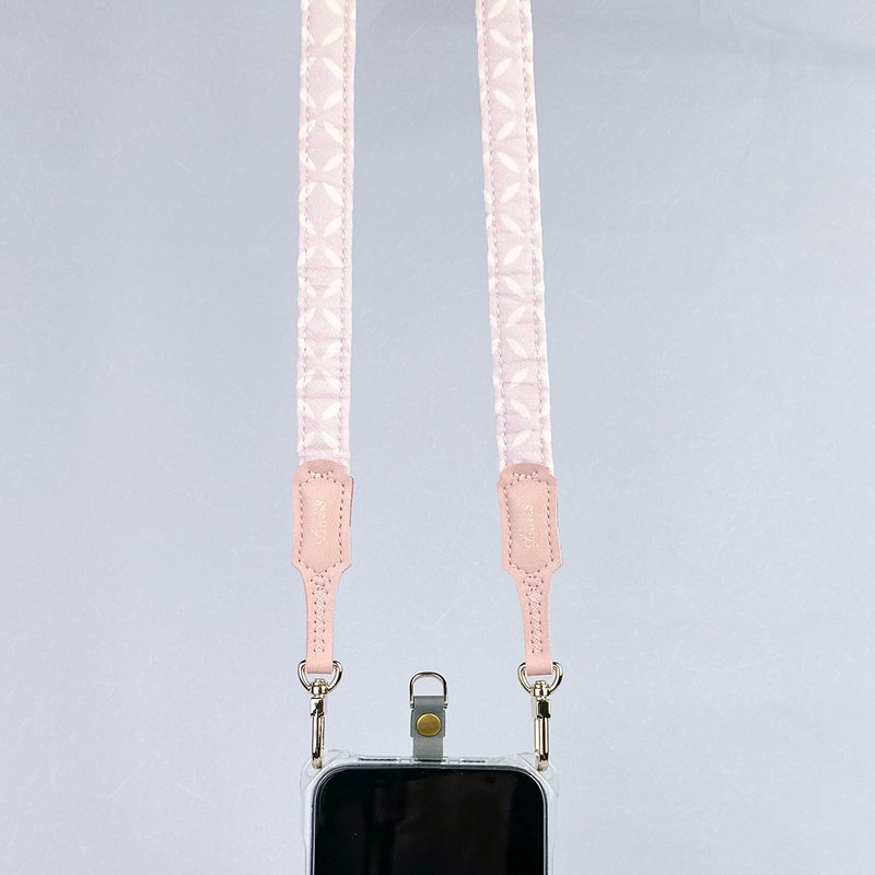 Double buckle straps-comfortable 1.8cm-Yun purple-feeling warm and elegant - เชือก/สายคล้อง - วัสดุอื่นๆ หลากหลายสี