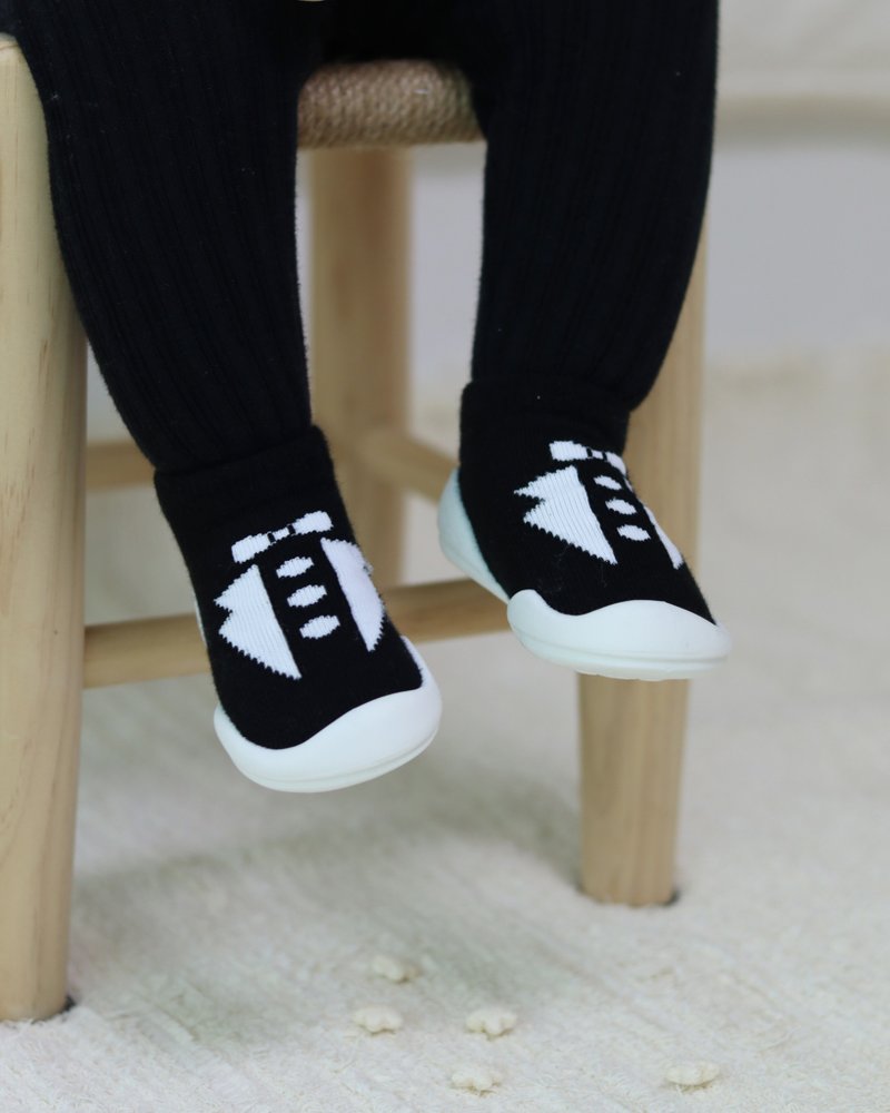 Korean Ggomoosin Toddler Socks and Shoes - Tuxedo - รองเท้าเด็ก - วัสดุอื่นๆ 