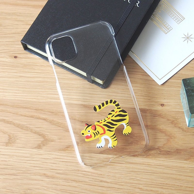 Clear Phone Case -Tiger doll - - Phone Cases - Plastic Transparent