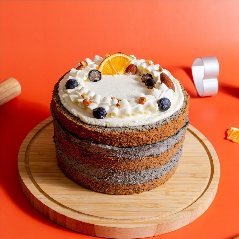 【獨家蛋糕】母親節蛋糕/芝馨/芝麻夾心蛋糕/無糖蛋糕 - 蛋糕/甜點 - 新鮮食材 