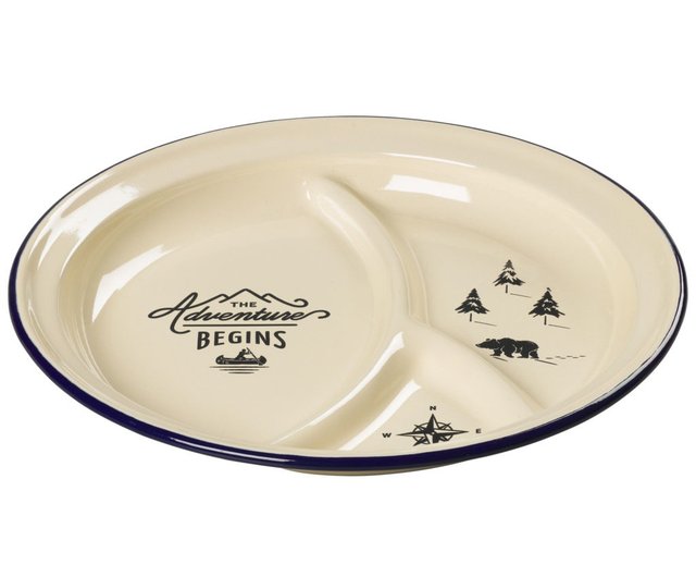 porcelain divided dinner plates