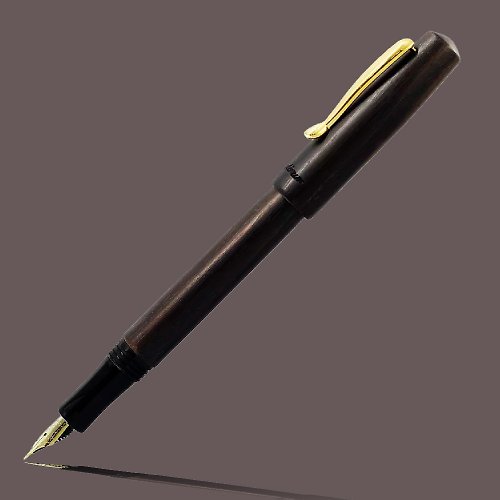 文聚 PLATINUM 白金 黑檀木鋼筆 PE-2800