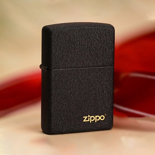 Zippo 【ZIPPO官方旗艦店】 黑裂漆防風打火機 236ZL