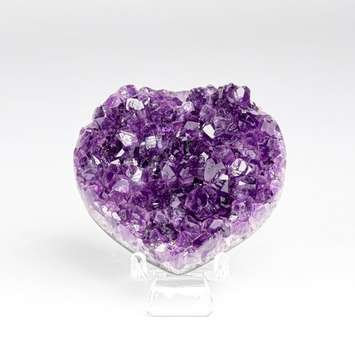 石之王 King Stones - 水晶天然石飾品、原礦 ESP 烏拉圭紫晶愛心 2280118 開運小物紫水晶 小資族輕鬆入