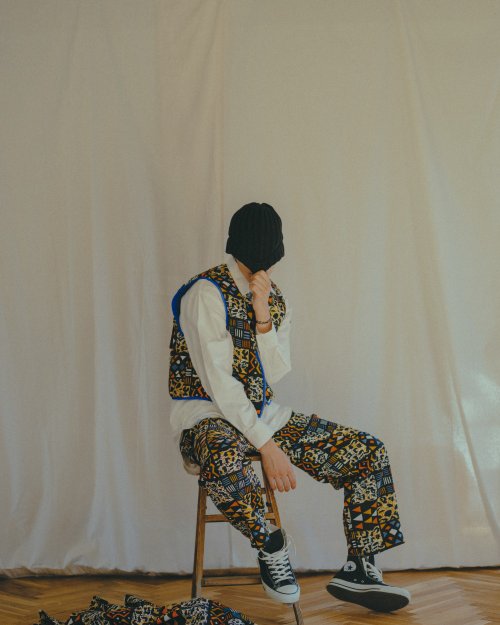 AFRICA REVERSIBLE PADDED VEST(AFRICAN PATCHWORK) - ショップ