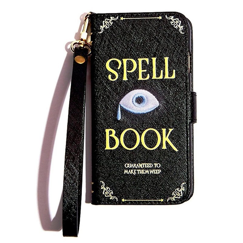 美國 Valfre / Spell Book iPhone 皮夾手機殼 - 手機殼/手機套 - 人造皮革 黑色