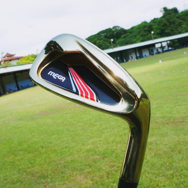 【MEGA GOLF】Light speed practice club 7-iron 7-iron 7-iron golf club golf club - อุปกรณ์ฟิตเนส - วัสดุอื่นๆ สีดำ