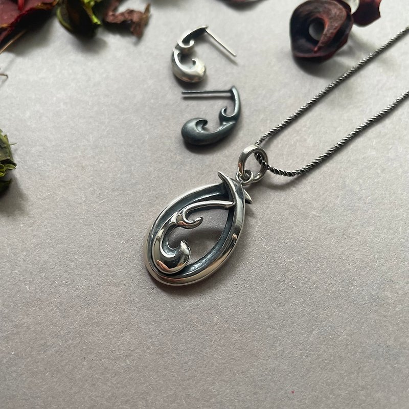 Liansheng Series [October] 925 sterling silver pendant/necklace (blessing gift for Mother’s Day) - Necklaces - Sterling Silver Silver