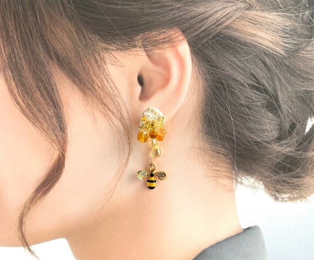 Honey Honey ピアス/イヤリング - Shop ayk-regolith Earrings & Clip