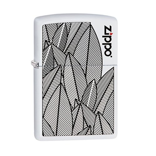 Zippo 【ZIPPO官方旗艦店】 火焰技術設計圖案防風打火機 49221