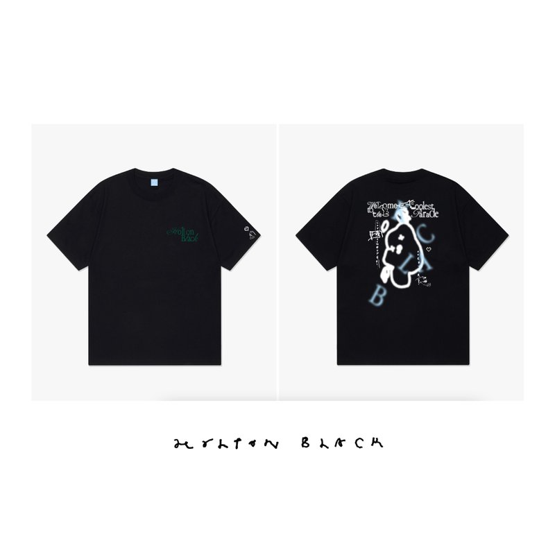 霍爾頓黑色短T  HOLTON Limited T-shirt - 其他 - 棉．麻 黑色