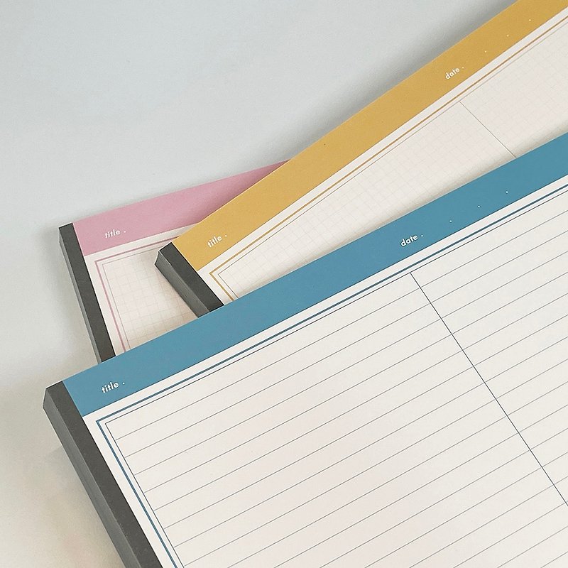 Autumn B5 memo pad 3type - Notebooks & Journals - Paper 