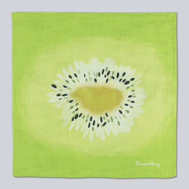 Kiwi Good Kiwi-Towel - ผ้าเช็ดหน้า - ผ้าฝ้าย/ผ้าลินิน 
