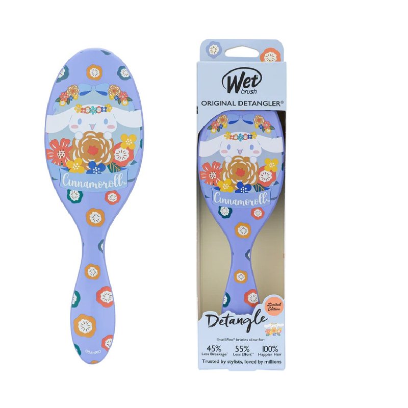 【Wet Brush x Sanrio】Sanrio Series-Cinnamaroll - Makeup Brushes - Plastic Blue