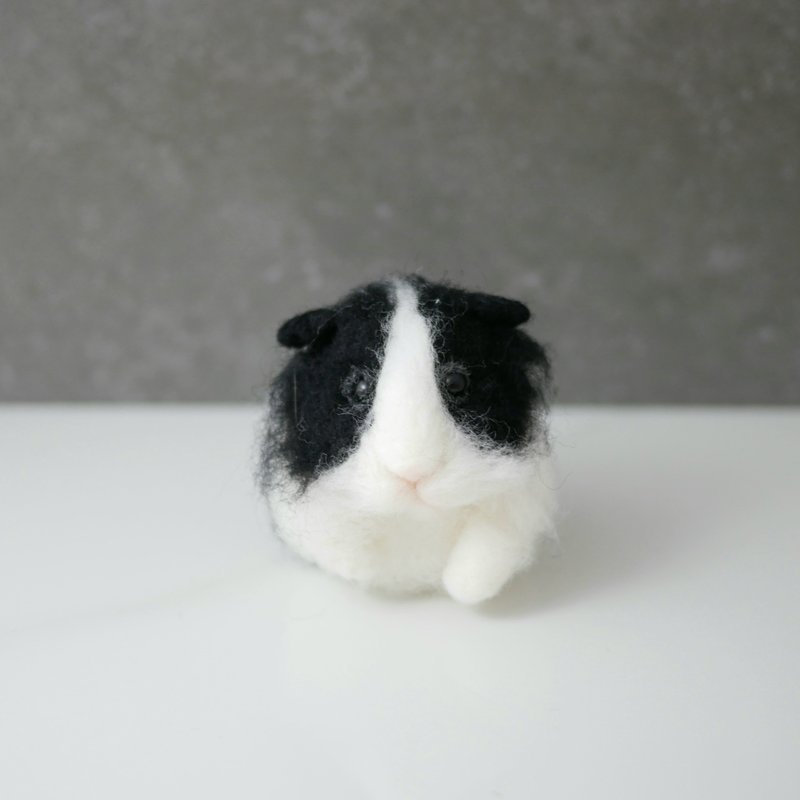 羊毛氈天竺鼠 【feiwa霏娃手作】寵物公仔 (歡迎訂做你的鼠) - 公仔/玩偶 - 羊毛 多色